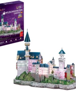 Cubic Fun 3D Puzzel Neuschwanstein Castle + LED Verlichting 128 Stukjes