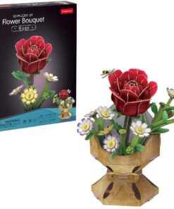 Cubic Fun 3D Puzzel Roos Boeket 120 Stukjes