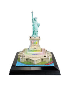 Alternative view of Cubic Fun 3D Puzzel Statue of Liberty + LED Verlichting 37 Stukjes