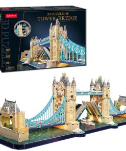 Cubic Fun 3D Puzzel Tower Bridge + LED Verlichting 222 Stukjes