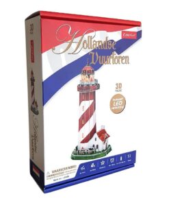 Alternative view of Cubic Fun 3D Puzzel Vuurtoren + Licht 51 Stukjes