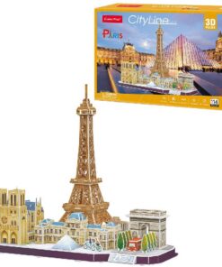 Cubic Fun City Line 3D Puzzel Parijs 114 Stukjes