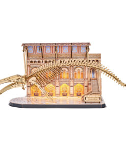 Alternative view of Cubic Fun Houten LED 3D Puzzel Natural Museum Blauwe Vinvis 222 Stukjes