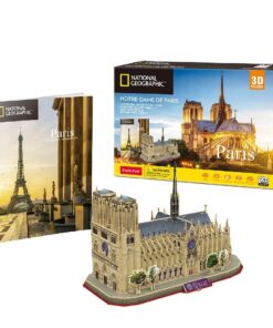 Cubic Fun National Geographic 3D Puzzel Notre-Dame Parijs 128 Stukjes