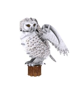 Alternative view of Cubic Fun National Geographic 3D Puzzel Sneeuwuil 32 Stukjes