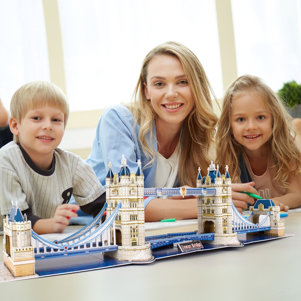 Cubic Fun National Geographic 3D Puzzel The Tower Bridge London 120 Stukjes - Image 3