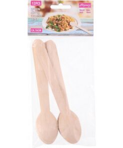 Alternative view of Cuisine Elegance Houten Lepels 16 cm 12 Stuks