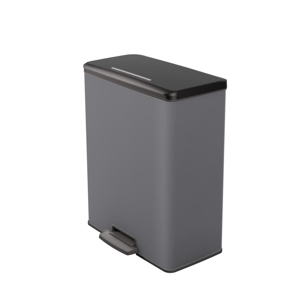 Curver Decobin Pedaalemmer 65L Cool Grey - Image 2