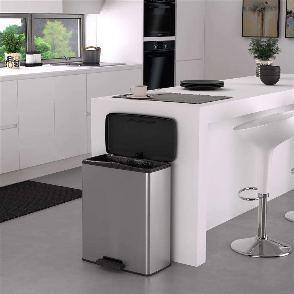 Curver Decobin Pedaalemmer 65L Zilver Metallic - Image 4