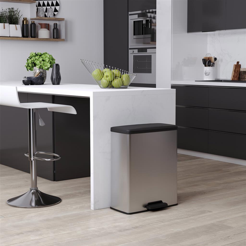 Curver Decobin Pedaalemmer 65L Zilver Metallic - Image 5