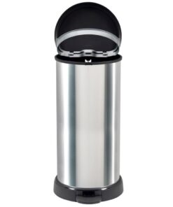 Alternative view of Curver Decobin Pedaalemmer Ovaal 40L Zilver/Zwart