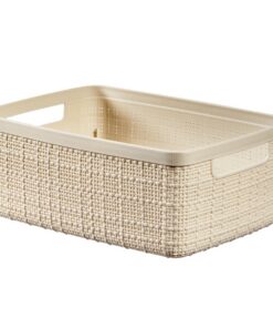 Curver Opbergmand Jute-Look 5L Cr&egrave;me