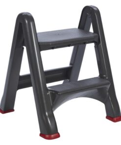 Curver Opstapje Inklapbaar 49.5x17.2x64 cm Antraciet/Rood