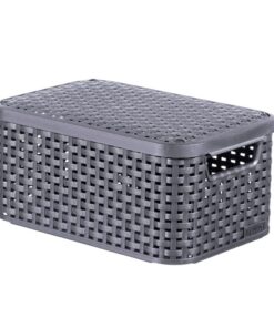 Curver Style Opbergmand met Deksel 6L Antraciet