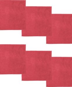 Alternative view of DDDDD Microvezeldoek Billie 30x30 cm 6 Stuks Rood