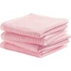 DDDDD Vaatdoeken 30x30 cm 4 Stuks Zachtroze/Katoen
