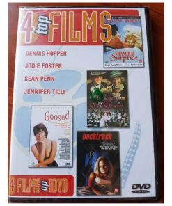 DVD 4 Top Films Backtrack Bugsy Malone Shanghai Surprise Goosed