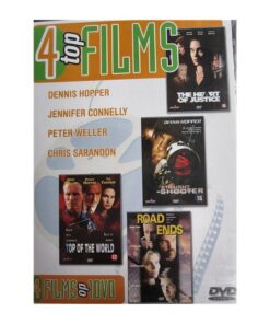 DVD 4 Top Films The Haert Of Justice/Straight Shooter/Top Of The World/Road Ends