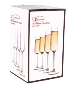 Alternative view of Daily Home Champagneglazen 190 ml 4 Stuks Transparant