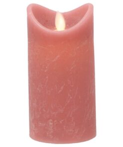 Daily Home LED Kaars 7.5x15 cm Roze
