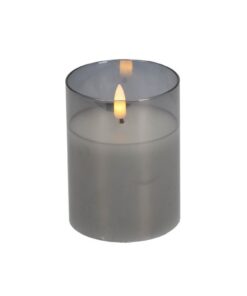 Alternative view of Daily Home LED Kaarsen Set met Afstandsbediening 3 Stuks Grijs/Glas