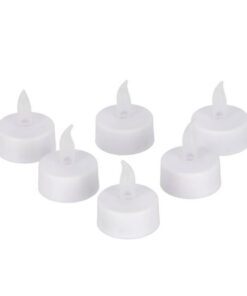 Daily Home LED Theelichten 3.8 cm 6 Stuks Wit