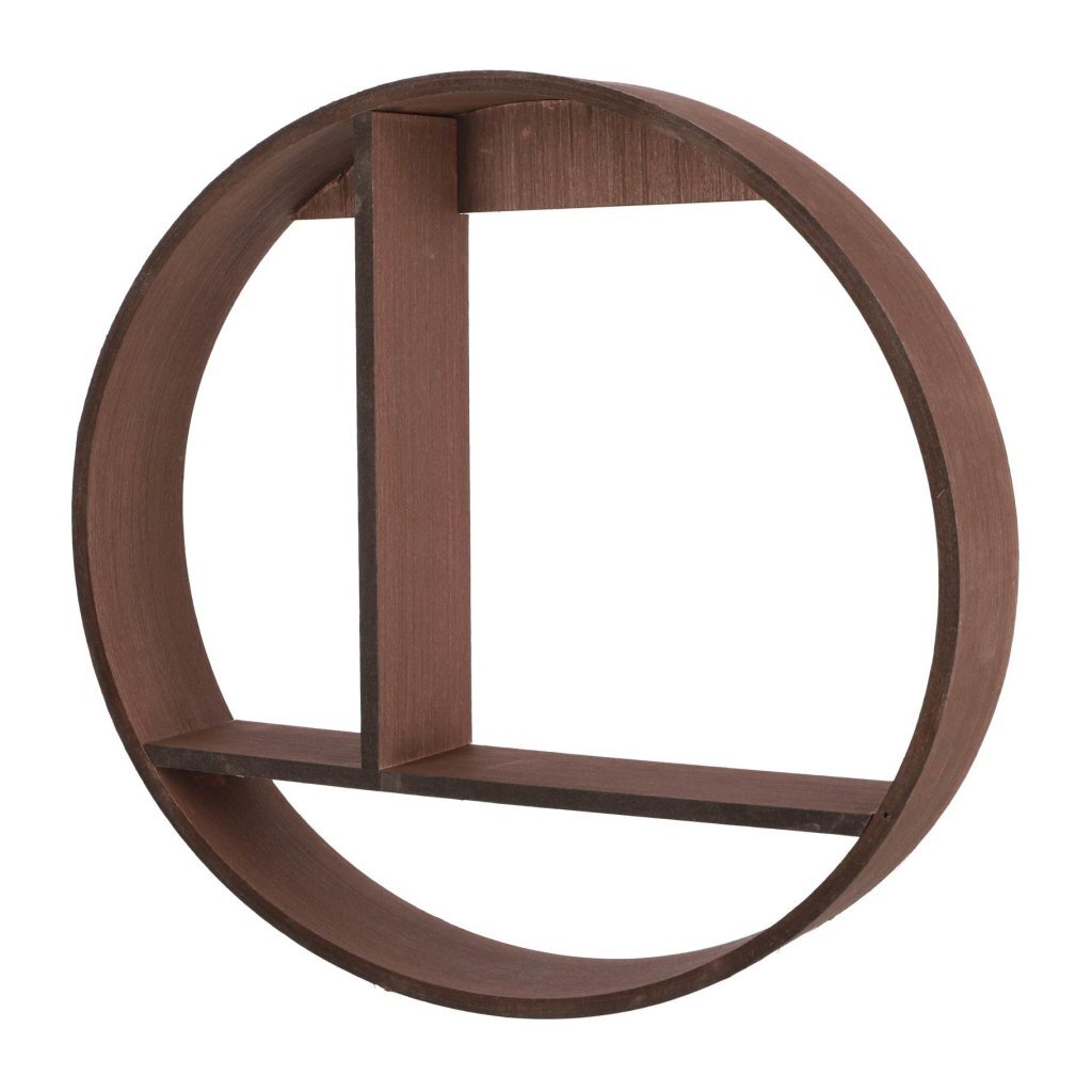 Decoratie Houten Wandrek Rond 37 cm Assorti - Image 3