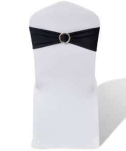 Decoratief stoellint met een diamant 25 stuks (zwart)