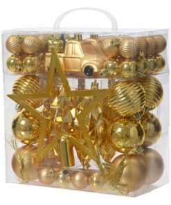 Decoris Kerstboom Decoratie 67-delig Goud