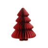 Decoris Papieren Boom 15x20 cm Rood