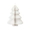 Decoris Papieren Boom 15x20 cm Wit