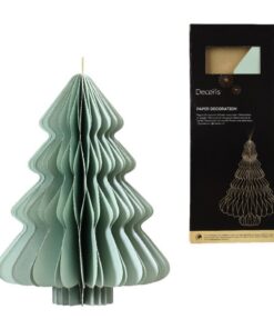 Decoris Papieren Boom 30x40 cm Mintgroen