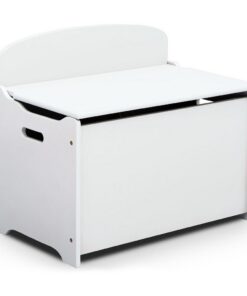 Delta Children TB83460GN-130 Houten Opbergkist met Rugleuning Wit