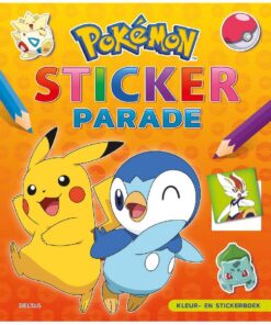 Deltas Kleur- en Stickerboek Pok&eacute;mon Sticker Parade