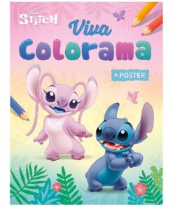Deltas Kleurboek Stitch Viva Colorama met Poster
