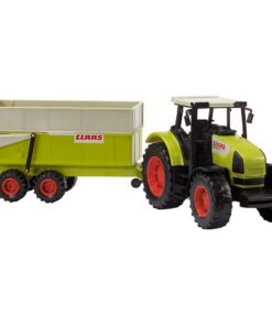 Dickie Toys Claas Ares Tractor met Aanhanger