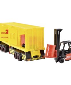 Alternative view of Dickie Toys DHL Vrachtwagen + Heftruck + Licht en Geluid