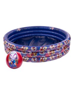 Alternative view of Disney Spidey and Friends 3 Rings Zwembad + Strandbal Donkerblauw/Rood