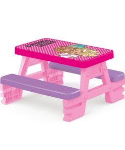 Dolu Barbie Picknicktafel 79x69x42 cm Roze/Paars