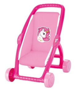 Dolu Eenhoorn Kinderwagen Roze
