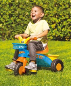 Alternative view of Dolu Hot Wheels Driewieler + Geluid 50x64x46 cm Oranje/Blauw/Geel