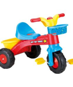 Alternative view of Dolu Mijn Eerste Driewieler met Duwstang 90x45x84 cm Blauw/Rood/Geel