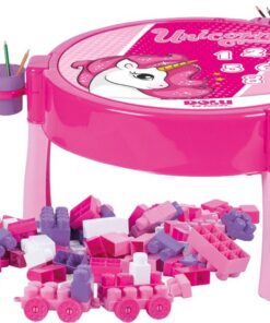 Dolu Unicorn Activiteiten Tafel Inclusief 100 Blokken