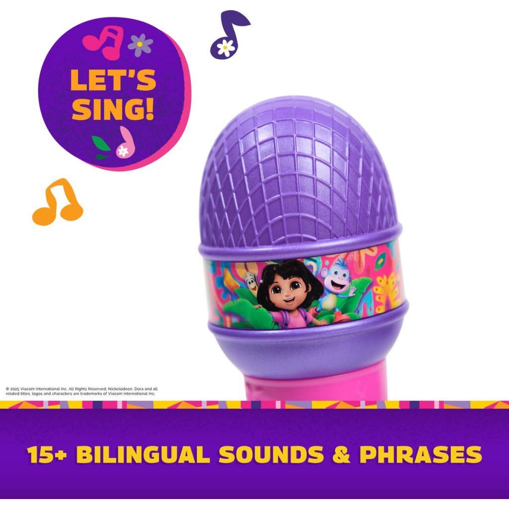 Dora Microfoon + Geluid Paars/Roze - Image 2