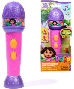 Dora Microfoon + Geluid Paars/Roze
