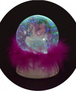 Alternative view of Dream Horse Sneeuwbol Eenhoorn met Licht en Veren