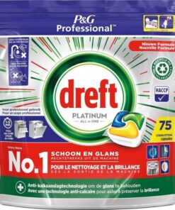 Dreft Professional Platinum Vaatwascapsules Citroen 75 Stuks