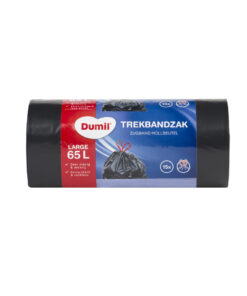 Dumil Afvalzakken met Trekband 65L 15 Stuks