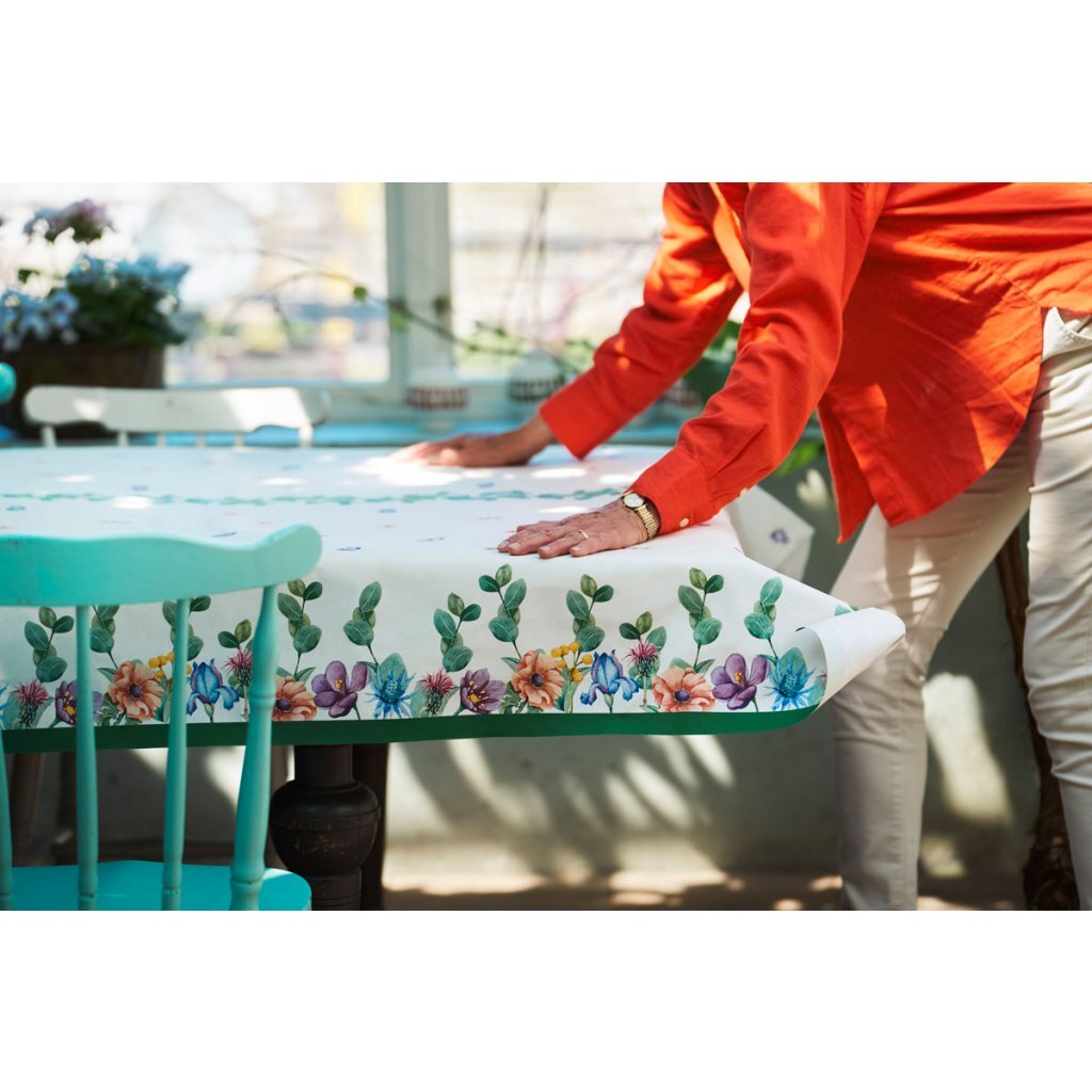 Duni Bio Dunicel Tafellaken Breezy Butterflies 138x220 cm - Image 2