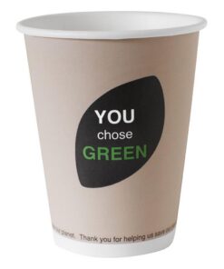 Alternative view of Duni Bio Wegwerp Bekers You chose Green 240 ml 10 Stuks